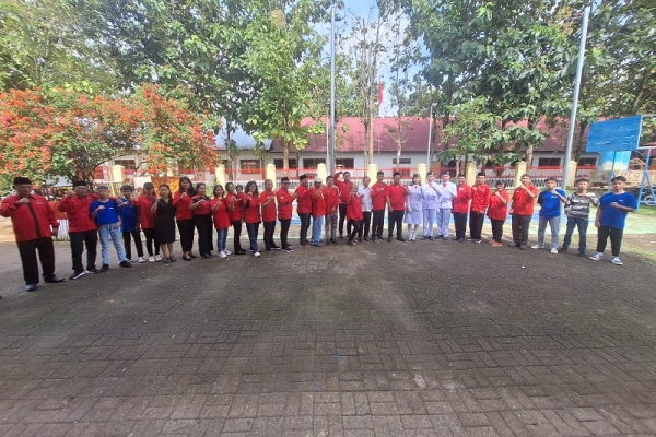Peringati Bulan Bung Karno, PDI Perjuangan Toraja Utara Upacara Bareng Anak Panti Asuhan