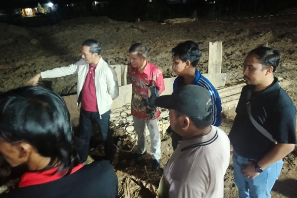 Edi Purwanto Inspeksi Mendadak ke Lokasi Proyek Drainase Kota Jambi yang Dibiayai Dana Loan JICA 