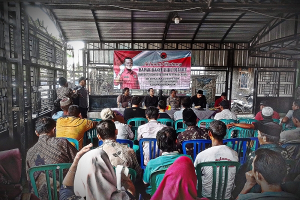 Banyu Biru Djarot Serap Aspirasi Masyarakat Nganjuk