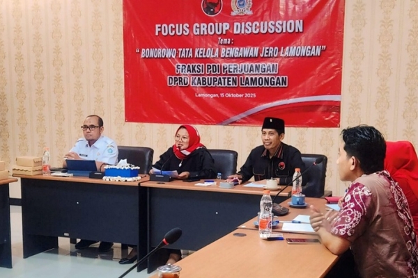 Fraksi PDI Perjuangan Dorong Normalisasi Kali Corong dan Pompa Raksasa untuk Atasi Krisis Air Bengawan Jero