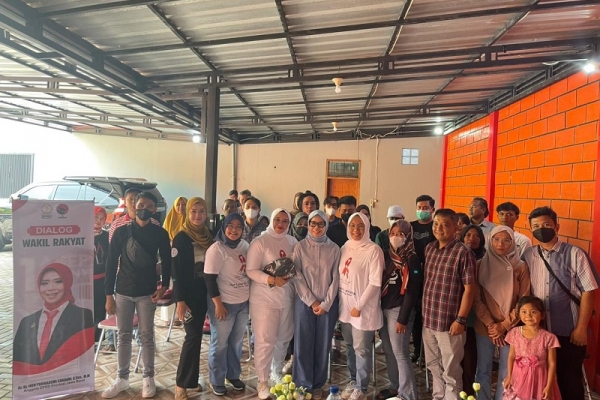 Ineu Purwadewi Berdialog dengan Komunitas Pita Merah, Serap Aspirasi Soal Isu Kesehatan dan Sosial Seperti HIV/AIDS