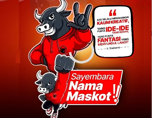 PDI Perjuangan Gelar Sayembara Nama Maskot, Ajak Kader Muda Tunjukkan Kreativitas