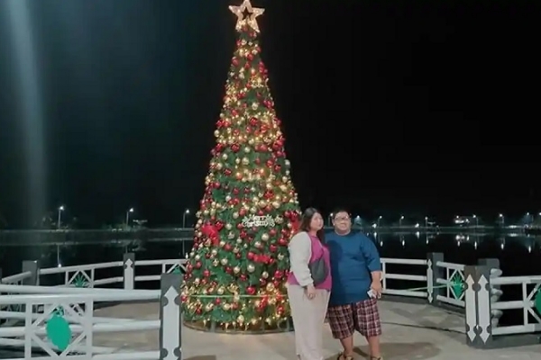 Pohon Natal 5 Meter Memukau di Situ Kulong Minyak, Muten: Simbol Toleransi di Belitung Timur