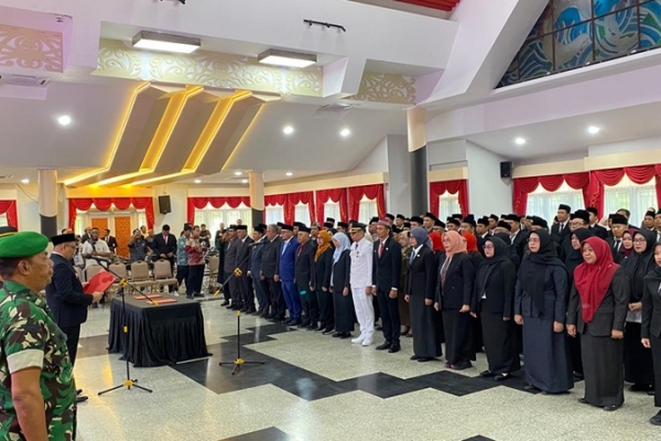 Aulia Rahman Lantik 124 Pejabat: Mutasi dan Rotasi Jabatan Hal yang Lumrah