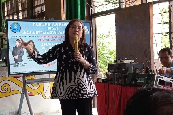 Yayasan Agape In Christo Gandeng BNN dan DPRD Kalbar Sosialisasi Pencegahan Narkoba