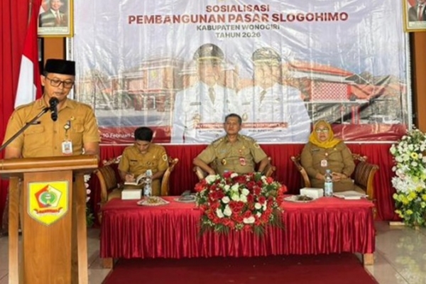 Pemkab Wonogiri Bangun Pasar Slogohimo Tahun Ini, Telan Anggaran Rp17 Miliar