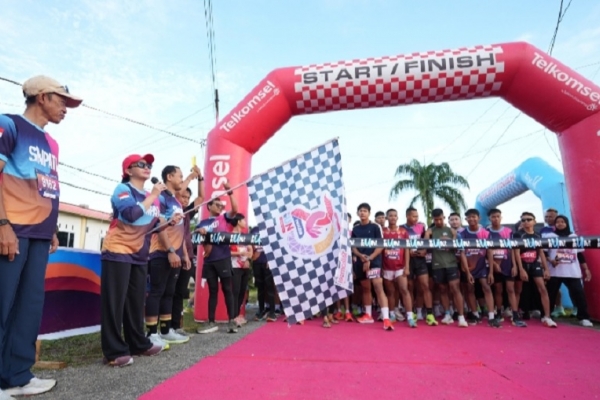 Karolin Tekankan Solidaritas Sosial di Hadapan Ratusan Warga yang Ikut Simpati Fun Run 