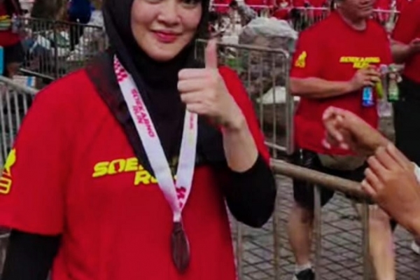 Sarifah Ainun Jariyah Ikuti Soekarno Run 5K, Tekankan Pentingnya Konsistensi dan Stamina