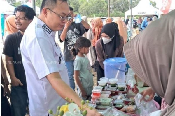 Bazar Ramadan Bangka Barat Fasilitasi Pedagang dengan Tenda Gratis & Voucher Belanja
