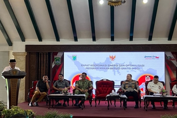 Rakor MBG, Bupati Sanusi Terima Keluhan Mitra Atau Supplier Bahan Pangan