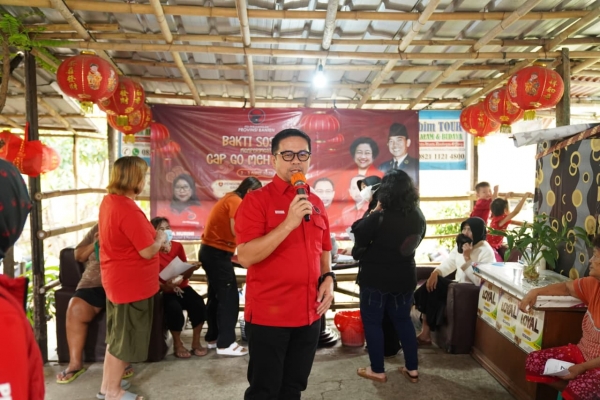 Marinus Gea Ajak Warga Manfaatkan Layanan Kesehatan Gratis di Momen Cap Go Meh 2026