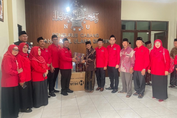 DPC PDI Perjuangan Gresik Ajak Warga NU Perkuat Sinergi Lewat Silaturahmi