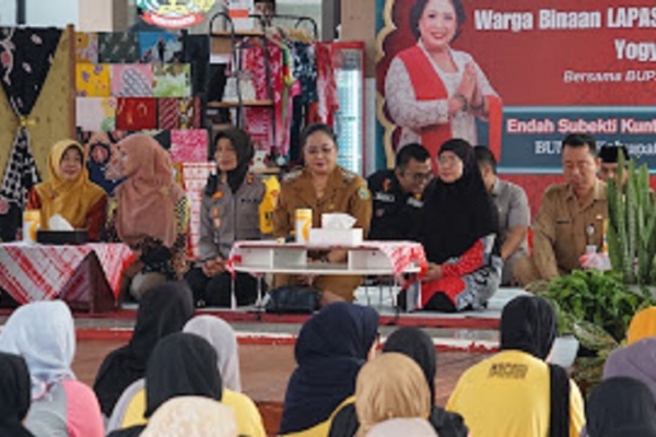 Bupati Endah Subekti Bukber Warga Binaan Lapas Perempuan Kelas 2B Yogyakarta