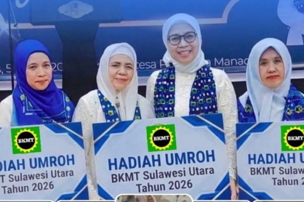 Yasti Soepredjo Mokoagow Berangkatkan Umroh Pengurus BKMT Sulawesi Utara