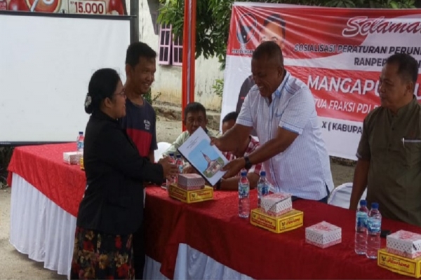 Mangapul Purba Sosialisasi Kepedulian Pemprov Sumut di Karang Bangun