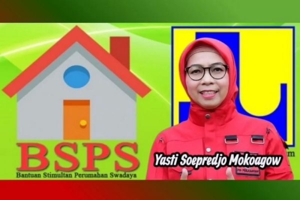 Yasti Soepredjo Mokoagow: 20 Unit Bantuan Rumah Diberikan Kepada Warga Desa Sapa Timur