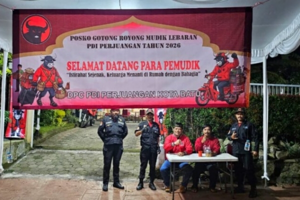 Banteng Kota Batu Siaga Posko Untuk Layani Pemudik