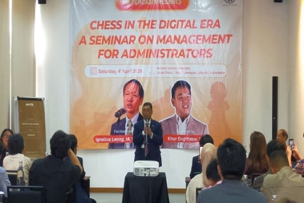 Utut Adianto Sebut Digitalisasi Catur Adalah Keniscayaan yang Tak Terhindarkan