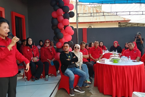 Wiryanti Sukamdani Resmikan Kantor DPC PDI Perjuangan Konawe