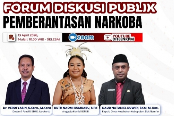 Ruth Naomi: Pemberantasan Narkoba Harus Jadi Prioritas Nasional yang Ditangani Komprehensif