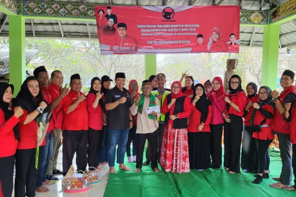 Banteng Kota Depok Ziarah ke Makam Tokoh Perempuan di Wilayah Ratu Jaya