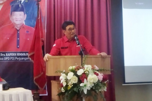 Djarot Ingatkan Kader Banteng Simalungun Tak Terlibat Dalam Program MBG