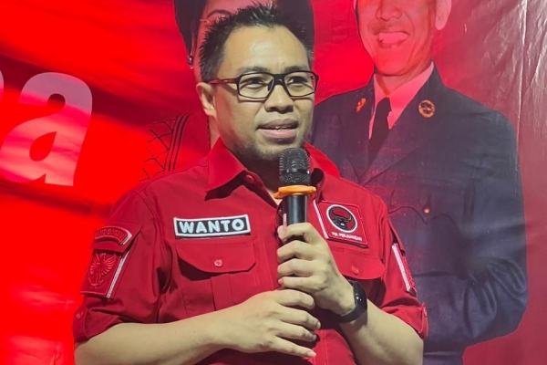 Wanto Sugito Tegaskan Pengabdian Total Adalah Nyawa Pengurus PDI Perjuangan