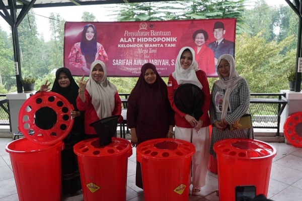 Sarifah Ainun Jariyah Perkenalkan Program Megatani, Manfaatkan Teknik Budikdamber