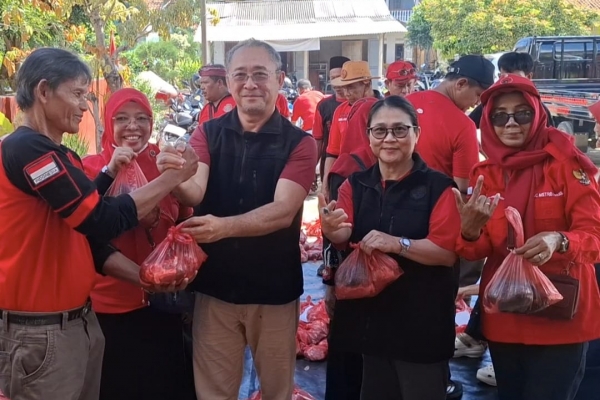 Momentum Idul Adha, Ketua DPC PDI Perjuangan Metro Ajak Kader Rawat Kebersamaan