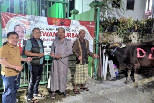 Idul Adha 1447 H, Deddy Sitorus Salurkan 14 Ekor Sapi Kurban Bagi Masyarakat Kalimantan Utara