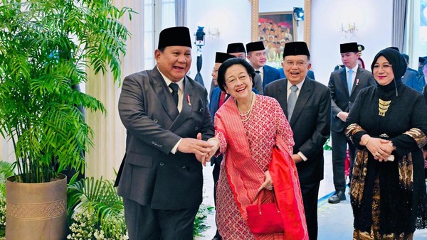 Megawati dan Prabowo Bergandengan Tangan, PDI Perjuangan: Keteladanan 'Political Beyond'
