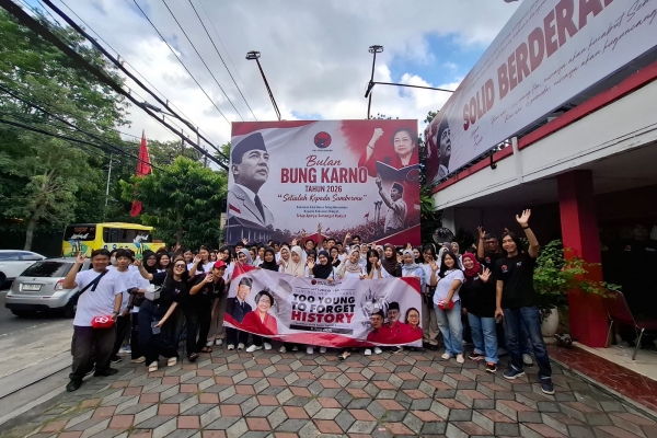 DPC PDI Perjuangan Surabaya Ajak Gen Z Telusuri Jejak Sejarah Bung Karno