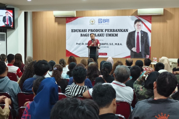 Dorong UMKM Naik Kelas, Darmadi Durianto Sebut Literasi Perbankan Kunci Perkuat Ekonomi Rakyat