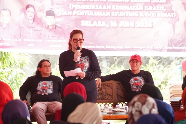Peringati Hari Bung Karno, PDI Perjuangan Palembang Gelar Cek Kesehatan Gratis dan Edukasi Stunting