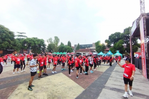 Peringati Bulan Bung Karno, 525 Pelari Meriahkan 'Soekarno Run' di Kuningan