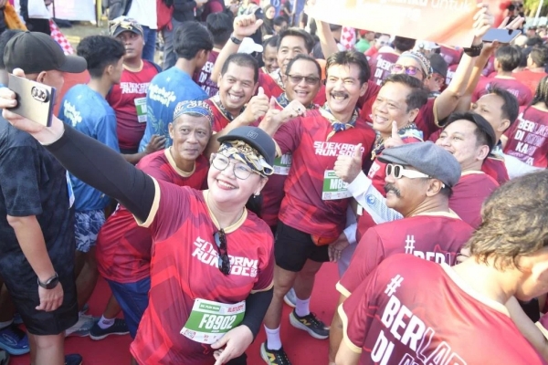 Hadiri Soekarno Run 2026 di Solo, Agustina Dorong Sinergi Sport Tourism se-Jawa Tengah