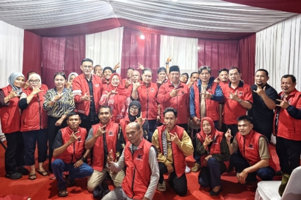 Perkuat Aksi Kemanusiaan, DPC PDI Perjuangan Depok Resmi Kukuhkan BAGUNA