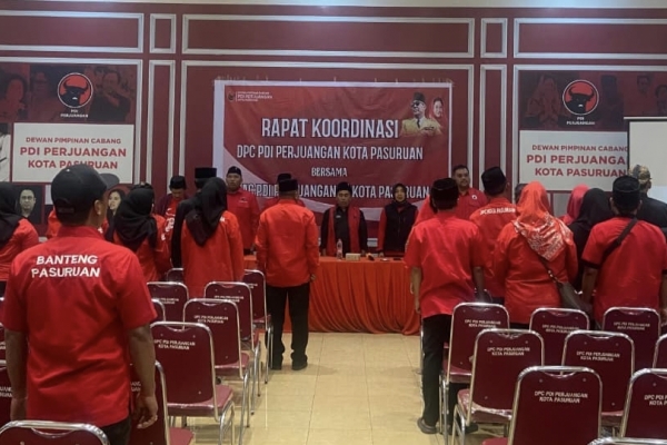 Perkuat Akar Rumput, PDI Perjuangan Kota Pasuruan Matangkan Persiapan Musran