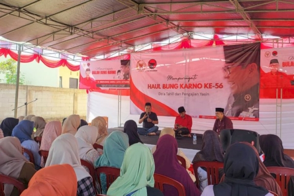 Peringati Bulan Bung Karno di Cianjur, Azis Sefudin Ajak Warga Hidupkan Roh Gotong Royong