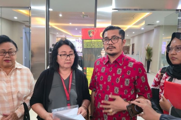 Cari Kepastian Kasus Mafia Tanah, BBHAR PDI Perjuanga. Dampingi Prof. Ing Sambangi Bareskrim