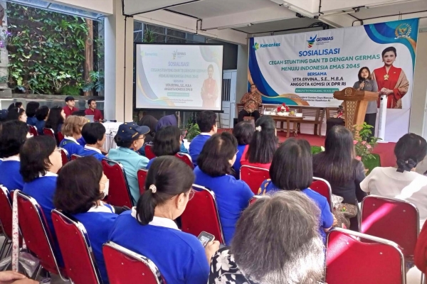 Tekan Stunting dan TB, Vita Ervina Ajak Komunitas Perempuan Magelang Perkuat Germas