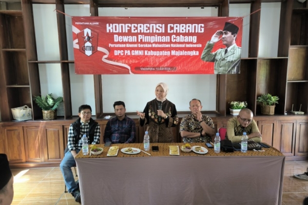 Ineu Purwadewi Ajak Alumni GMNI Majalengka Jadikan Konfercab Momentum Perkuat Perjuangan