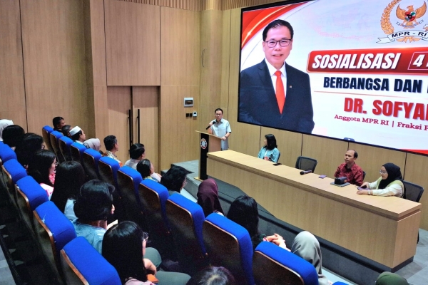 Wujudkan Pendidikan Berkeadilan, Sofyan Tan Praktikkan Nilai 4 Pilar MPR RI di Medan