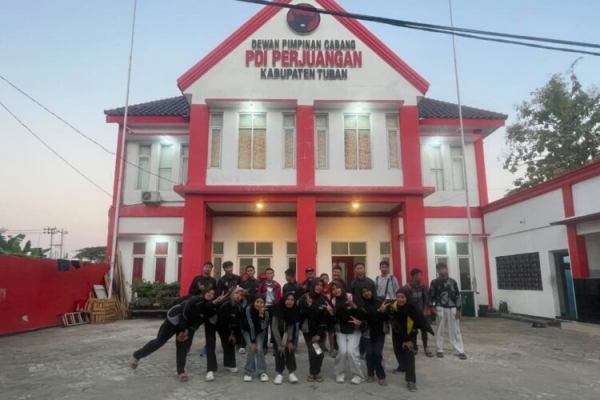 Wujud "Rumah Rakyat", Kantor DPC PDI Perjuangan Tuban Jadi Tempat Menginap Atlet Porkab