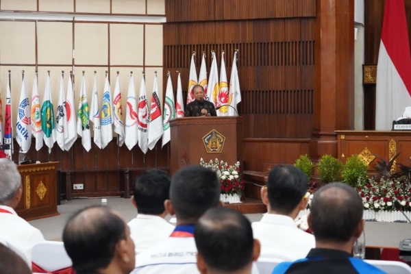 Tatap Porprov 2027 dan PON 2028, Gubernur Koster Minta KONI Bali Dandan Total