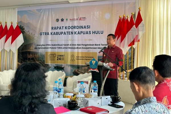 Bupati Fransiskus Diaan Tegaskan Reforma Agraria Memberikan Rasa Keadilan Bagi Masyarakat
