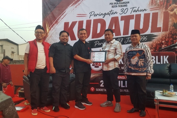 Peringati 30 Tahun Kudatuli, DPC PDI Perjuangan Kota Serang Ajak Publik Merawat Ingatan Demokrasi