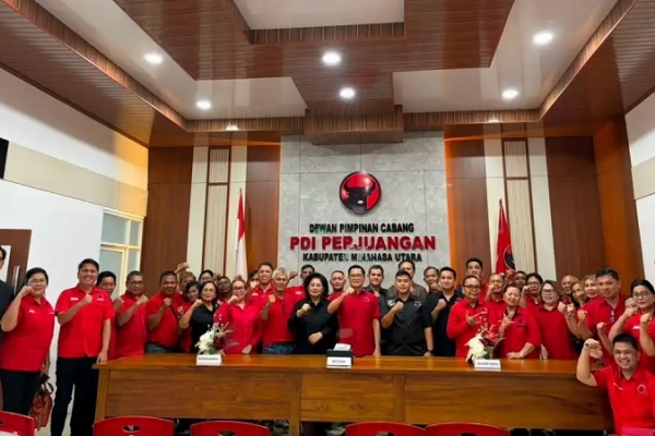 PDI Perjuangan Minahasa Utara Bangun Kekuatan Organisasi dari Tingkat Desa