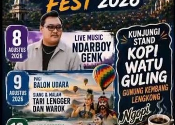 Jatubu Fest 2026, Bupati Afif: Tumbuhkan Perekonomian di Kabupaten Wonosobo