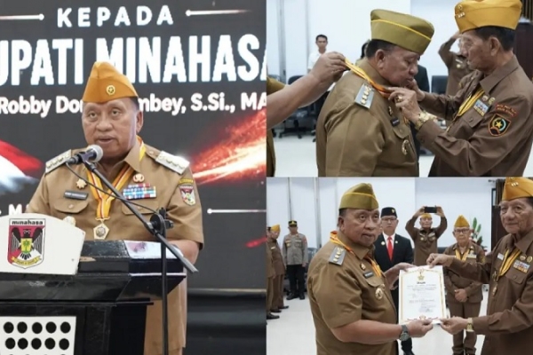 Robby Dondokambey Dianugerahi Bintang Legiun Veteran Republik Indonesia 